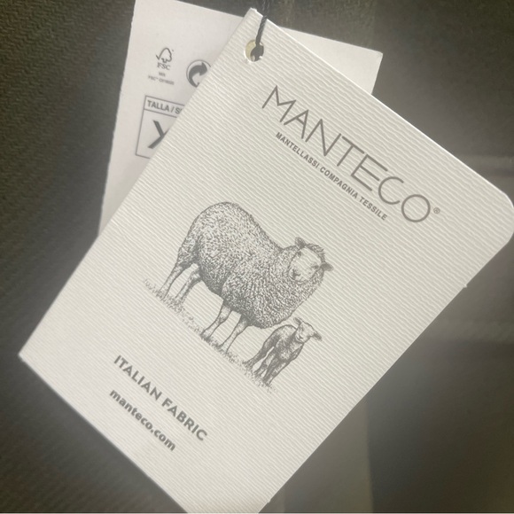 ZARA X MANTECO Italian Wool Army Green Double Breasted Pea Coat XL Blogger Favor - Picture 6 of 11